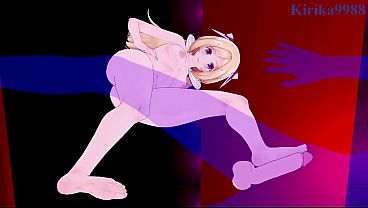 Aki Rosenthal and Natsuiro Matsuri plays hard with my penis in a love hotel. - Hololive VTuber Hentai