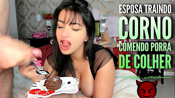 Cheating wife humiliating cuckold while getting...