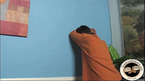 Gangbang whore wife sucks 3 big black cocks