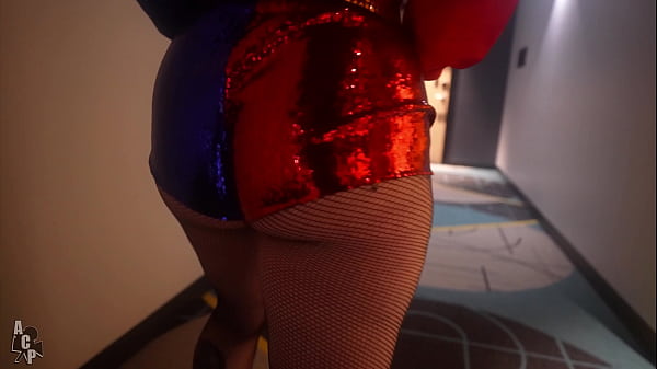 Harley Quinn Gets Her Pink Pussy Destroyed By The Joker Starring Rachel Luxe And Gibby The Clown