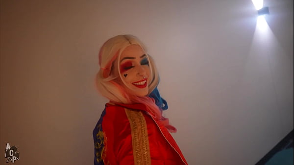Harley Quinn Gets Her Pink Pussy Destroyed By The Joker Starring Rachel Luxe And Gibby The Clown