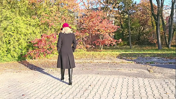 Autumn Outdoor Striptease