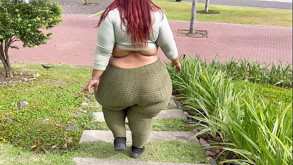 Emmapear - SSBBW Giant Pear Ass Walking & Waddling - Big Booty Latina BBW Feedee