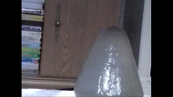Giant buttplug gapes his ass