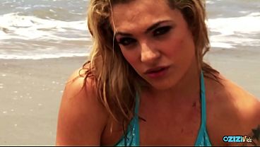 The warm beach belongs only to her and all of her dirty bikini fantasies