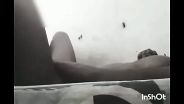 Solo Masturbation: Black bitch having a good time