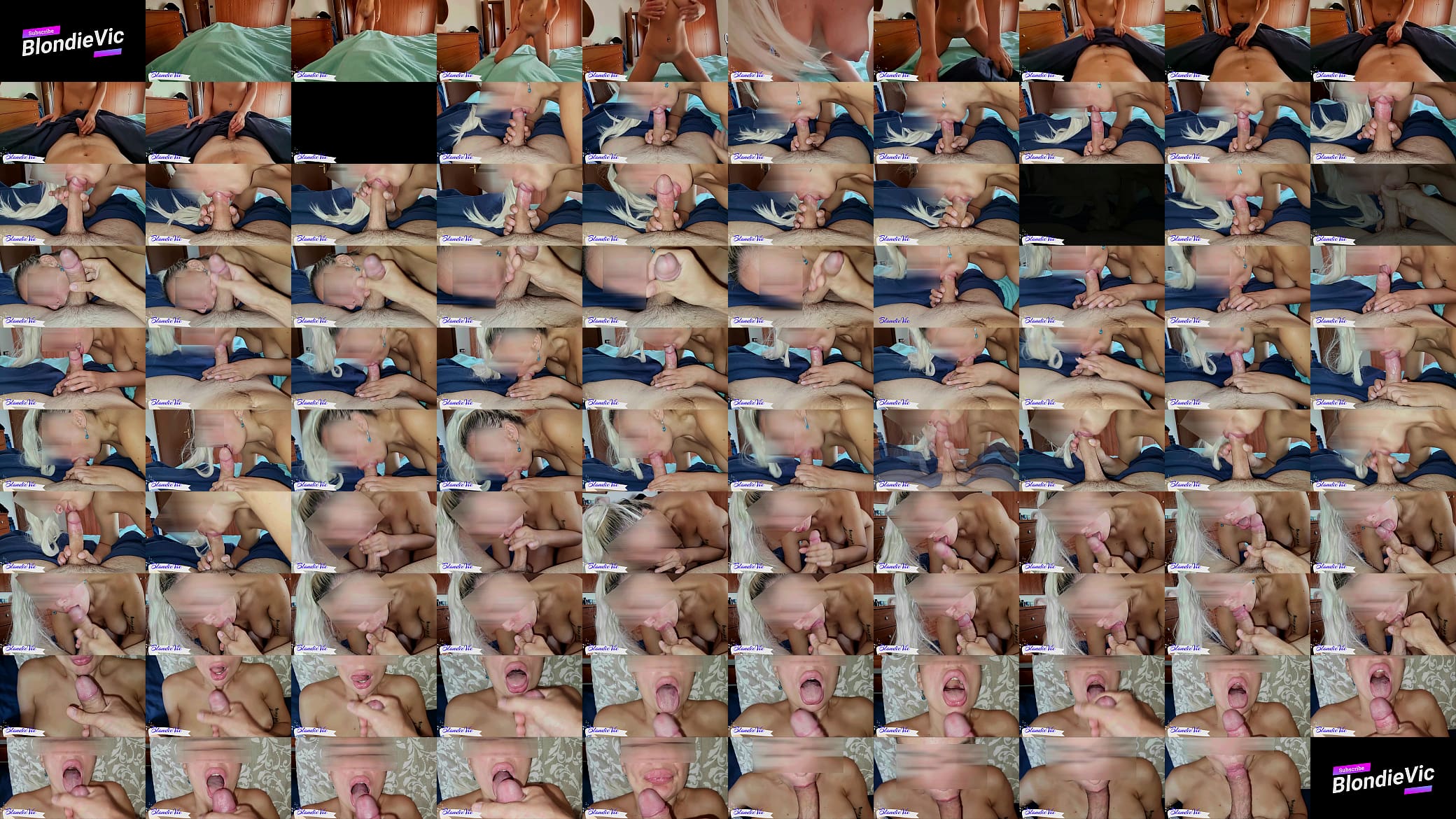 Good morning my love, what can I bring for breakfast? A coffee or a blowjob? A beautiful blonde wakes me up with a hot and sloppy blowjob, with a cumshot in her mouth 预览图