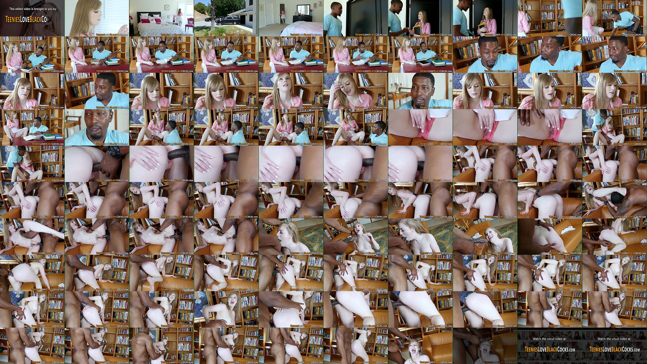 Teen jizzed by black dong 预览图