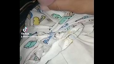 Peed-on pants and double orgasm