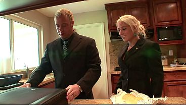 Sammie Spades Wraps Jenner's Tie Around Neck For Ass Cumshot