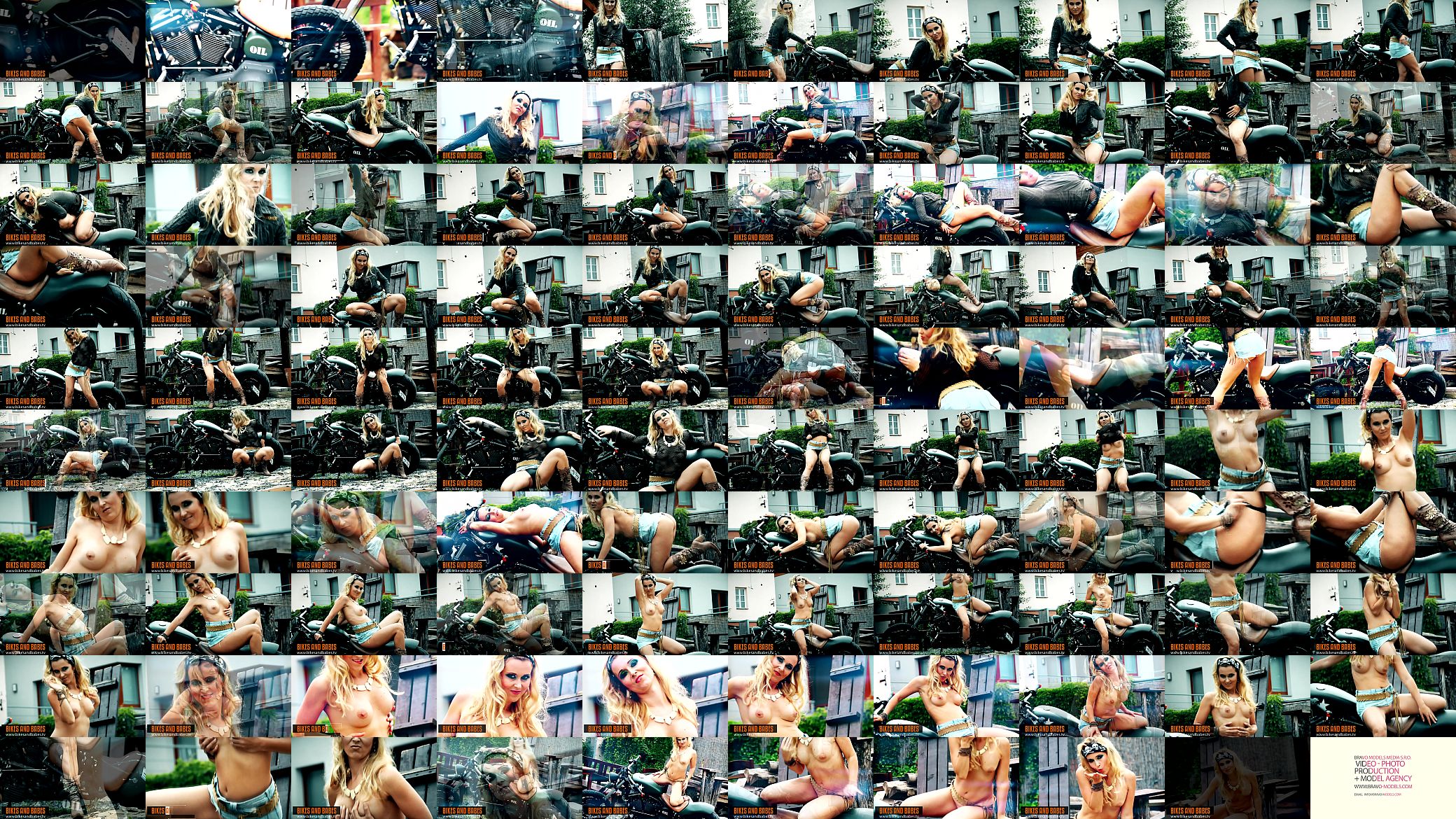 Bravo Models Media - Bikes and Babes strip clips - Alisia Diamond 01 预览图