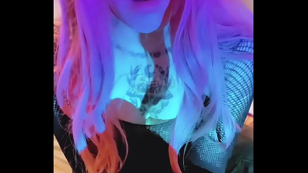 Cute trans jerk off