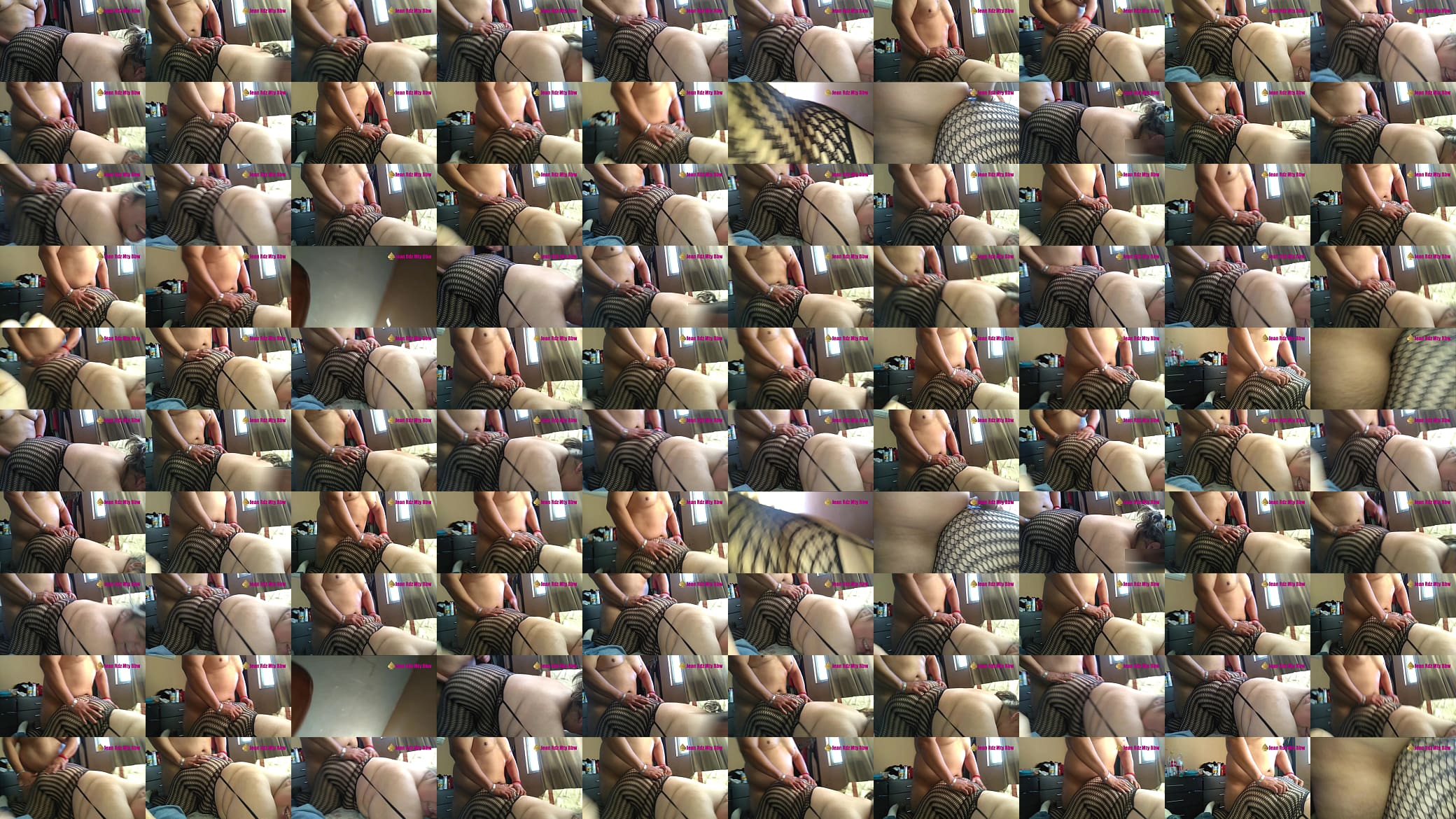 Bbw in Fishnet DoggyStyle 预览图