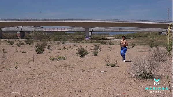 Unknown cyclist fills my pussy with cum outdoors - Mariana Martix - Alberto Blanco - FREE XV