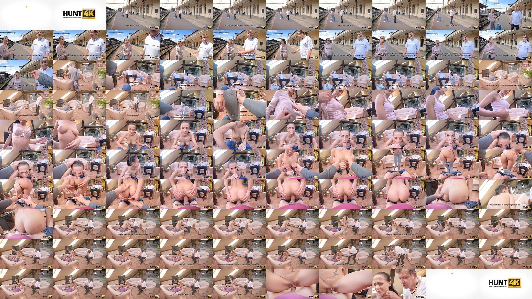 HUNT4K. Cuckold should watch how rich man fucks his girlfriend 预览图
