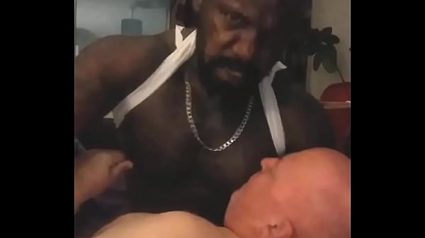 Black Muscle White Chub Tit & Cock Sucking Exhi...