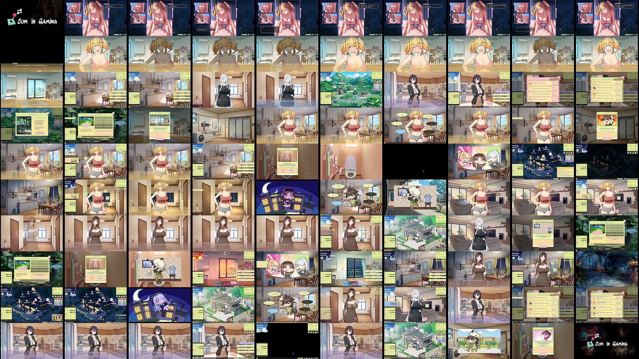 Summer Clover [ HAREM HENTAI GAME ] Ep.7 the blonde SISTER is having her FIRST ORGASM ! 预览图