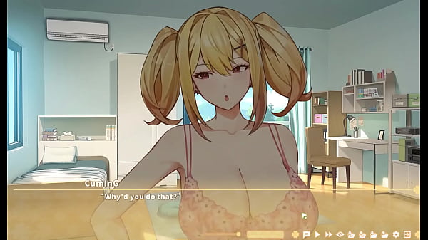 Summer Clover [ HAREM HENTAI GAME ] Ep.7 the blonde SISTER is having her FIRST ORGASM !