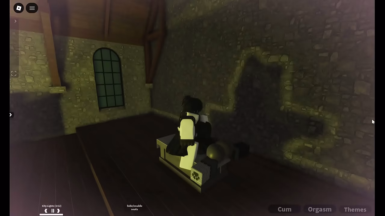 Slut'_s first time being fucked, fucked her infront of the church roblox condo