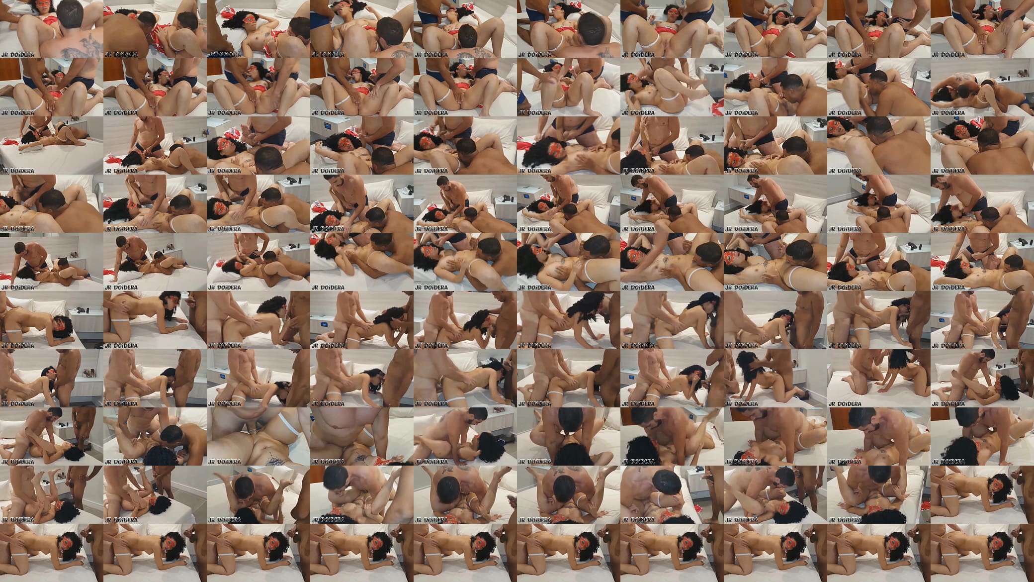 Corno realiza o desejo da casada e chama dois machos pra foder ela ao mesmo tempo 预览图