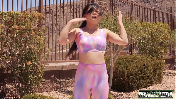 Tiny Jogger Lulu Chu gets Picked Up and Fucked