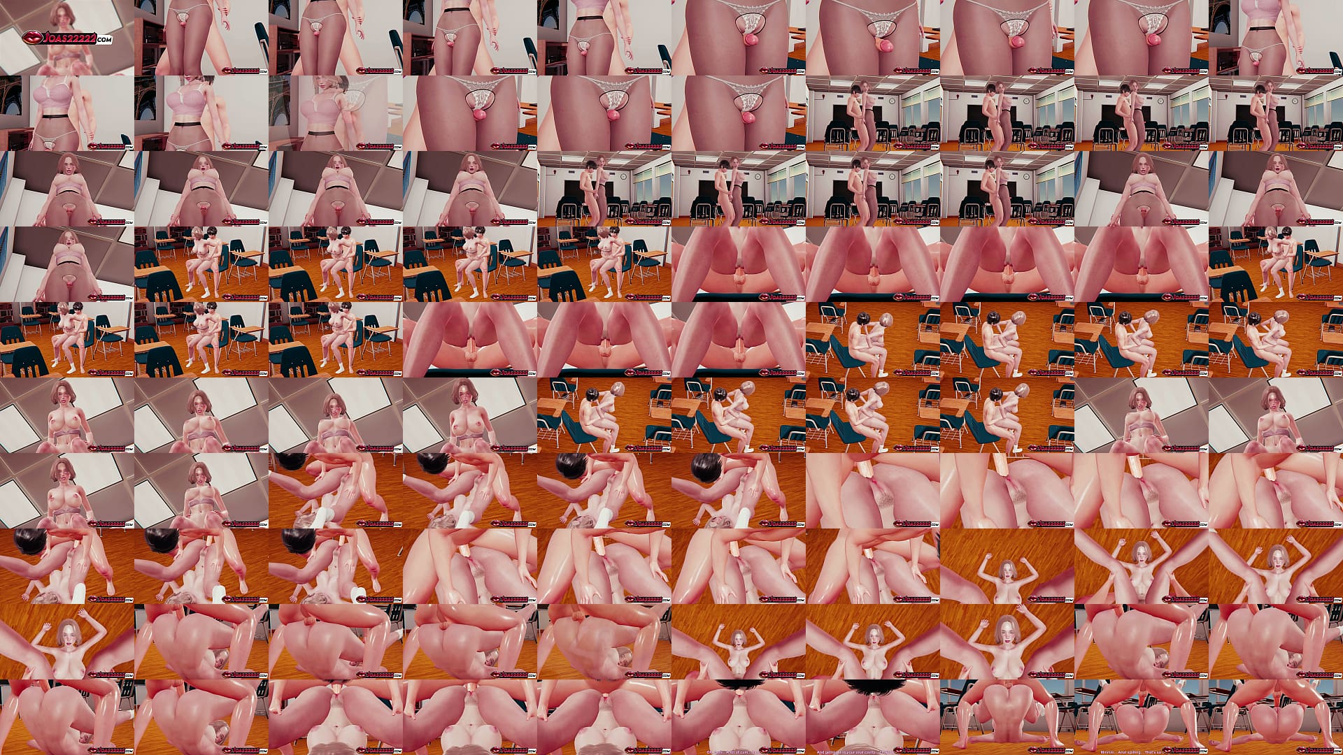 Big Tits College Girl Stacy Rule34 Animation - Thighjob Fetish in Pantyhose Teasing Big Dick, Intense Jumping on Dick with Bouncing Tits and Moans, Anal Fuck in Piledriver Pose Leading to a Creampie 预览图