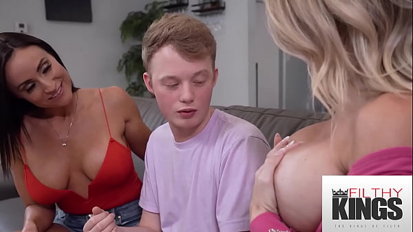 Download Video - FilthyKings - I Just Had A Threesome With My Busty Stepmom & Her HOT Brunette Friend