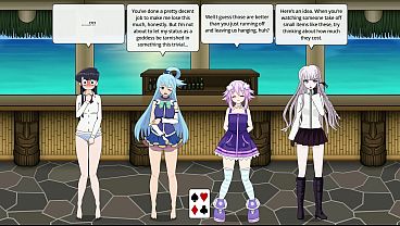 Adult Cosplayers Slow Strip During Private Game - Hentai