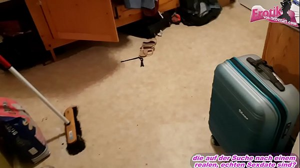 german police guy fucks girl next door at home