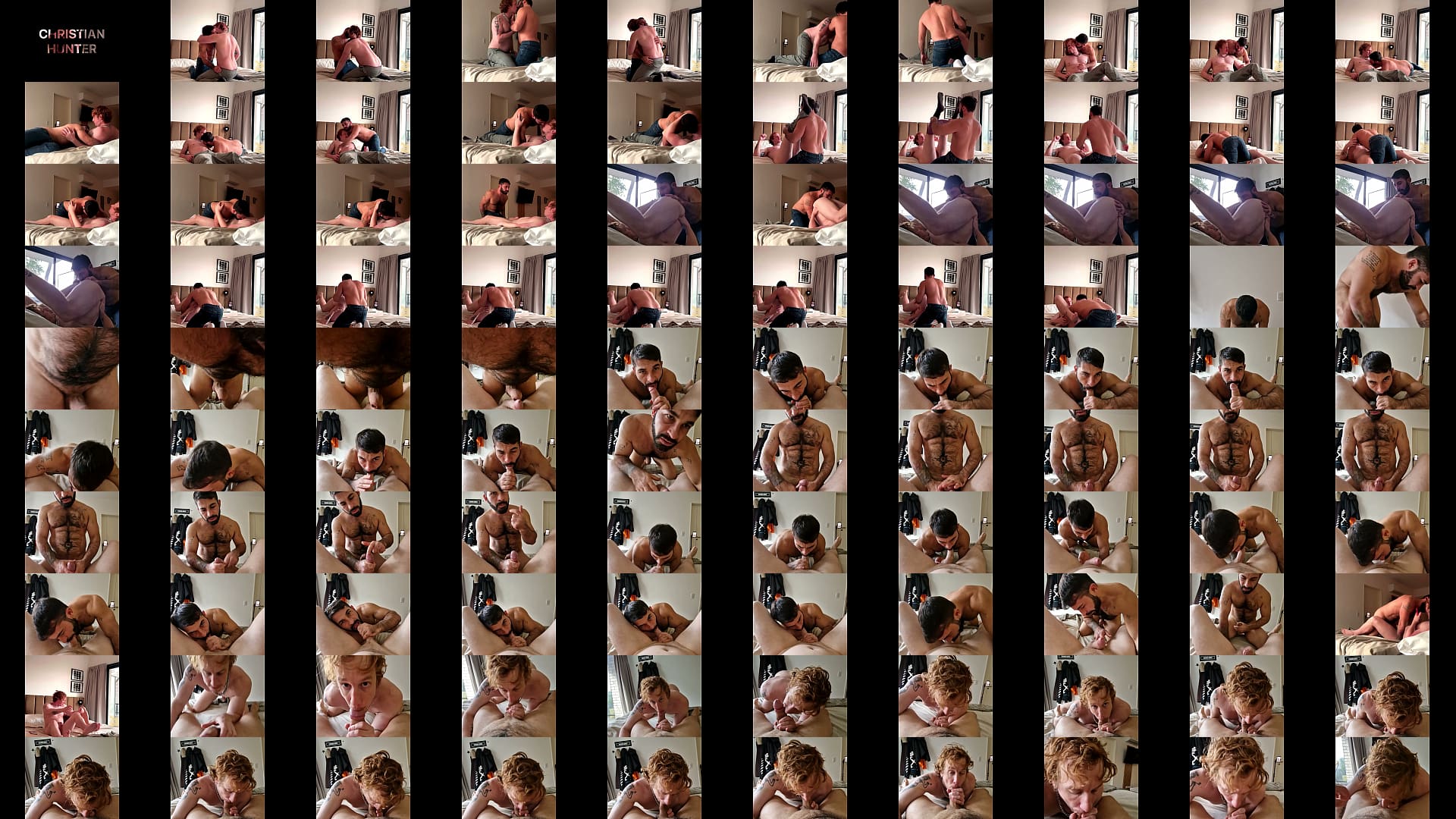 Throat Filled Hole Used Hairy Daddy Action - Christian Hunter and Macroba 预览图