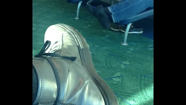 Download Video - Mature man sockplay in airport terminal