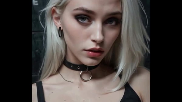 Ai POV Hot Emo Blonde Goth Busty Girl Beautiful Babe Titfuck Anal and Facial Cumshot