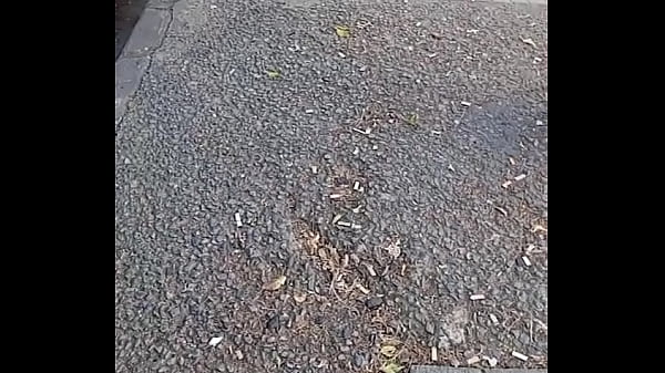 Hot Chubby Girl at the Bus Stop