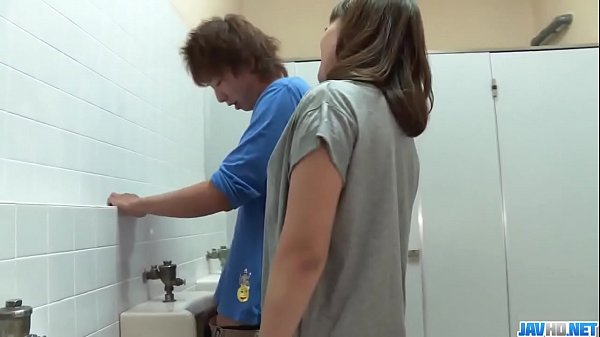 Download Video - Riho Mikami sucks a stiff dick in a public toilet  - More at 69avs com