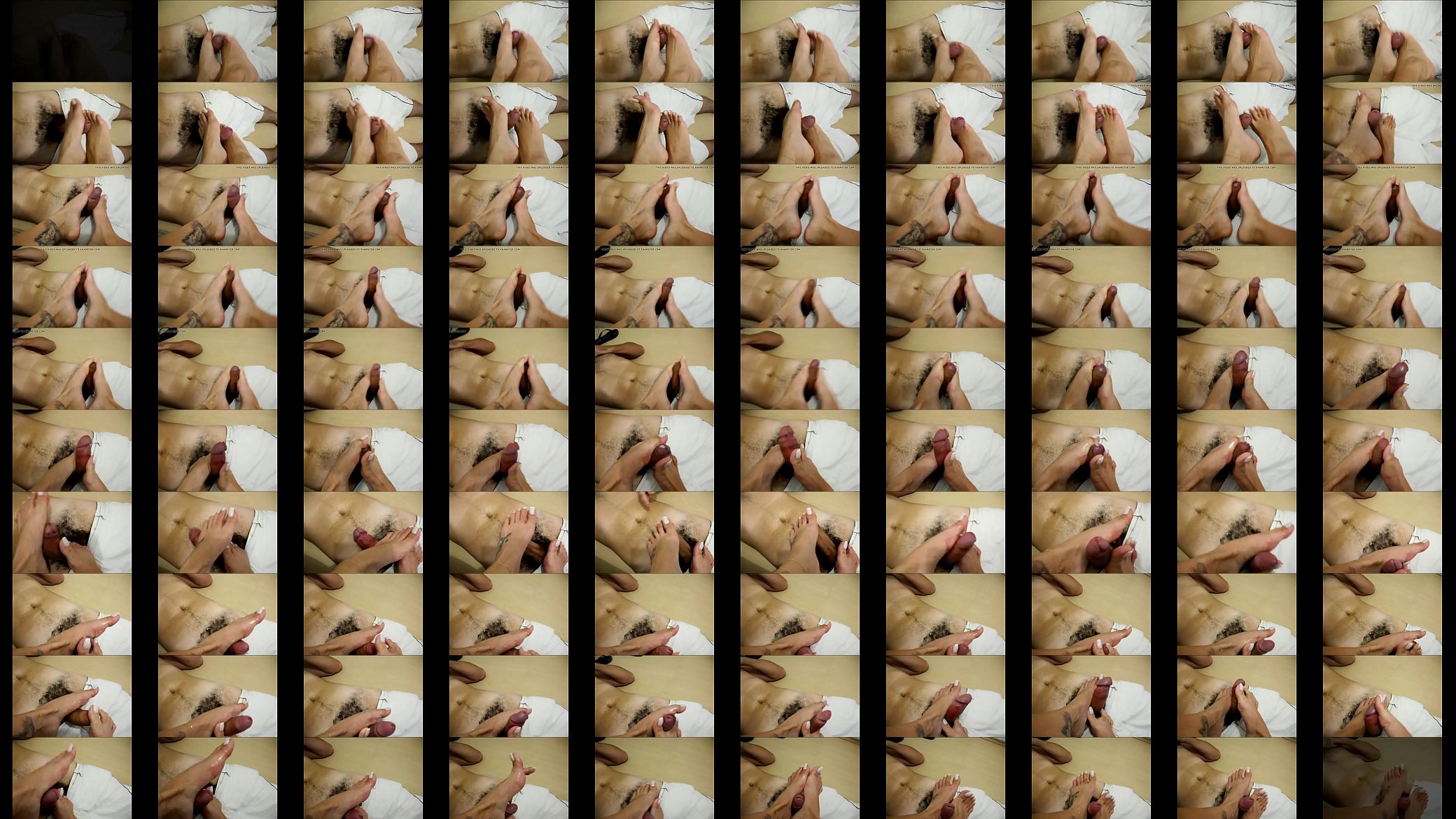 long legs give footjob to a guy more at webcamshub.com 预览图