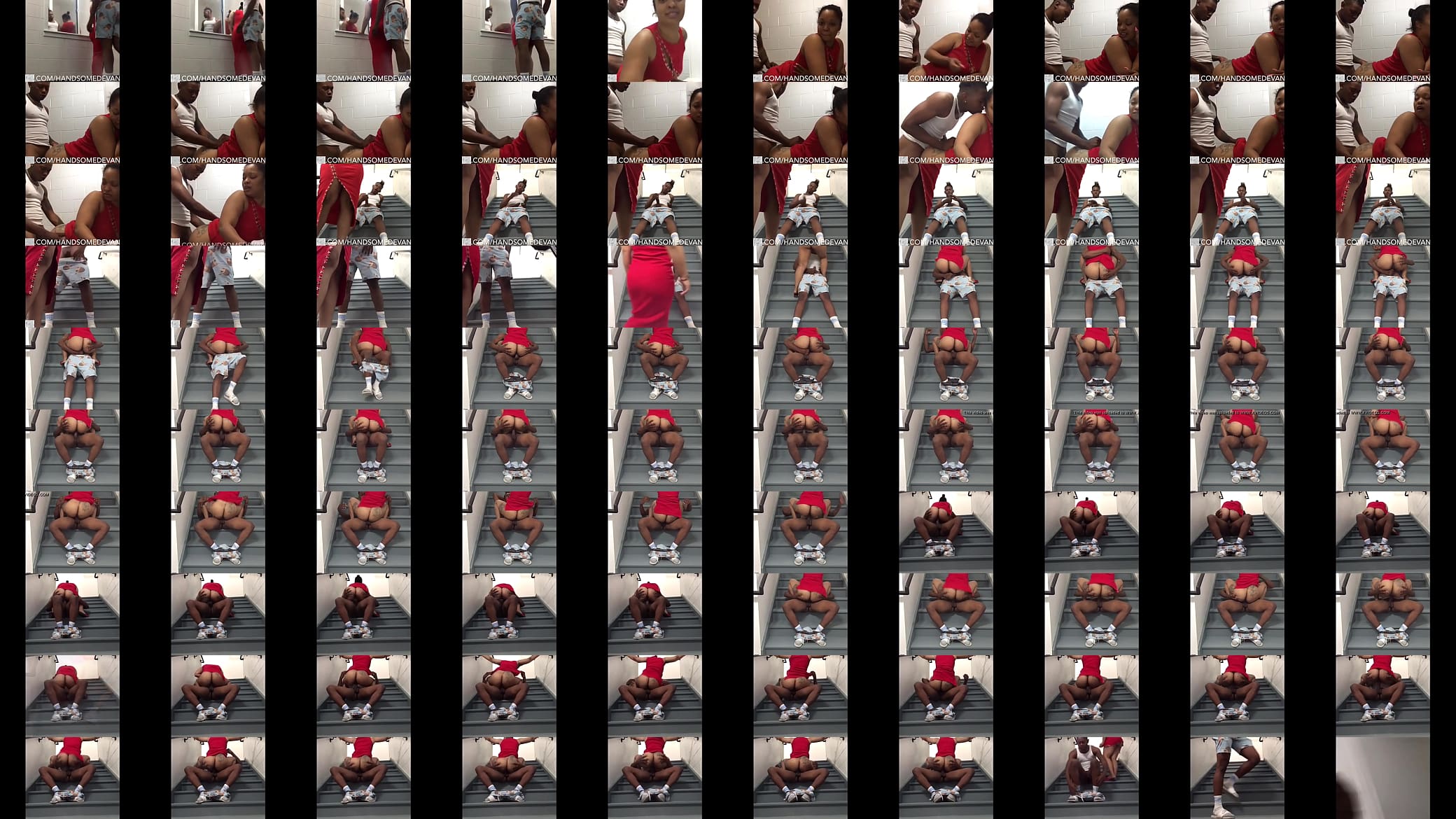 Handsomedevan fucks vanity vixen in on the staircase of his hotel 预览图