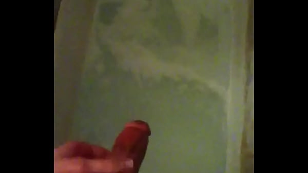 Jacking off and cumming in the shower