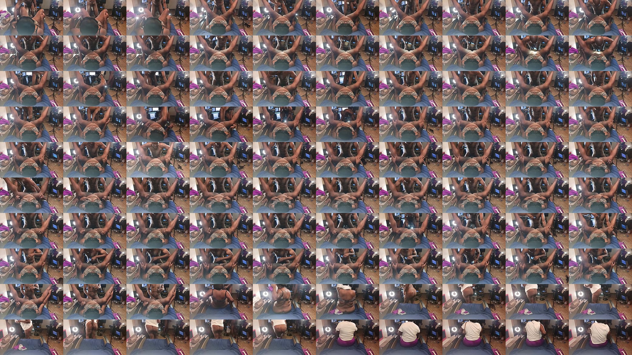 Real Amateur Insemenating An Ebony BBW Milf 预览图