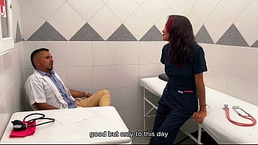 Horny nurses lick their patient's ass! - Melani Latina