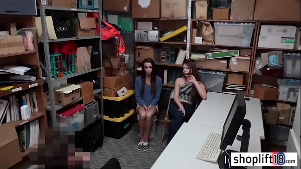 Two hot petite teens busted by a perverted policeman