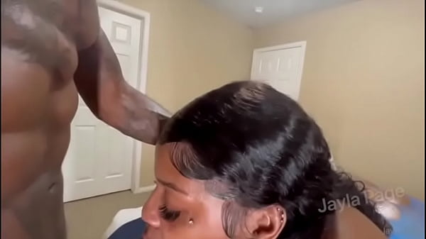 Jayla Page is sucking Big Black Cock