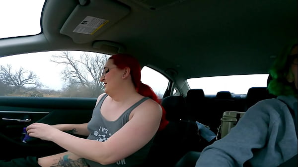 shemale couple take guy in threesome sandwich