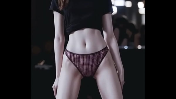 Sexy ladies wearing only their underwear at a nightclub
