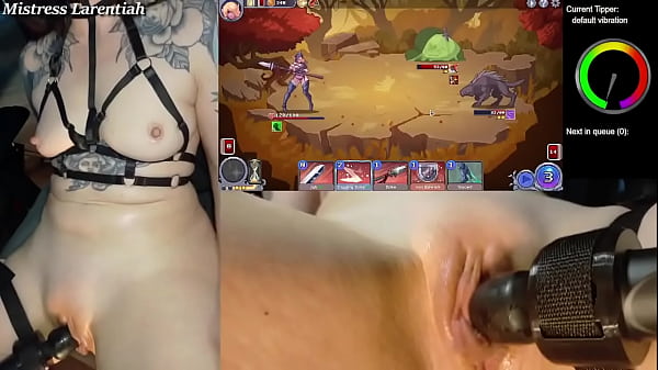 Edging my clit while playing some #tamervale on stream More gaming streams cumming soon!