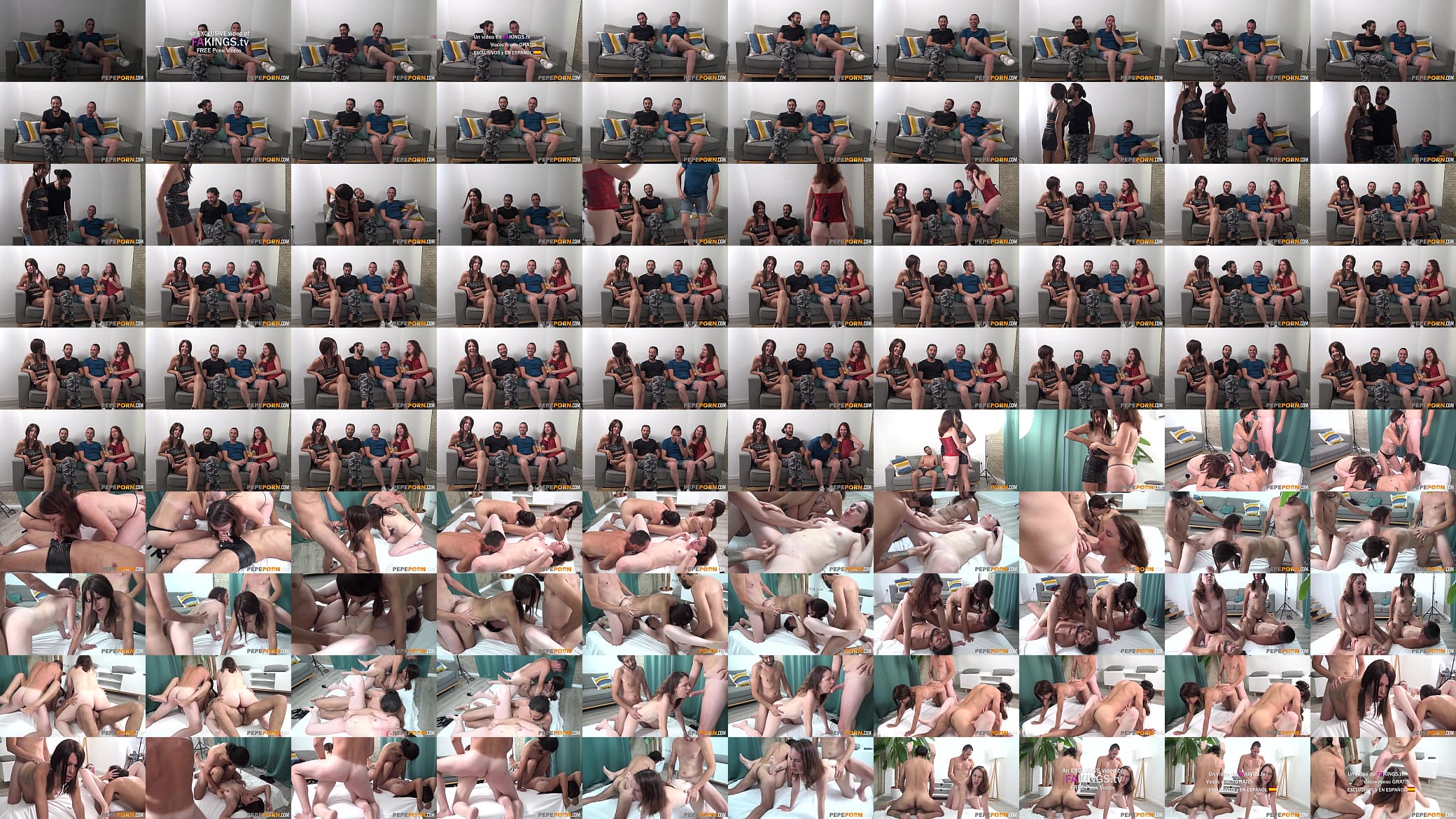 Swinger experience between some nervous couples! 预览图