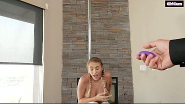 she couldn't stop dancing with her new toy