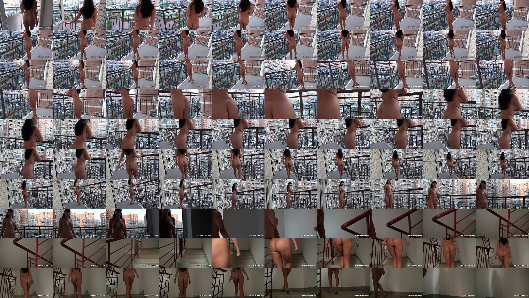 Nude on the public balcony 预览图