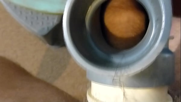 Vacuum Cleaner Suck and Wank with cum