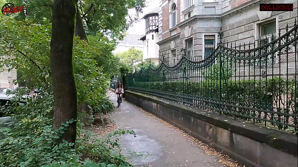 Download Video - I flash my pussy and tits while riding a bike through the streets of Budapest - DOLLSCULT