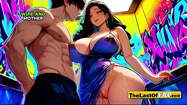 Married MILF in Elevator - AI ANIMATION
